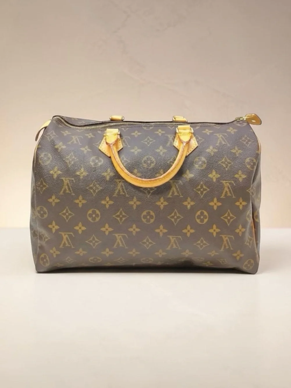 🔥SOLD🔥Authentic Louis Vuitton Monogram Speedy 35 Satchel Boston Bag - Classic LV - Picture 3 of 11